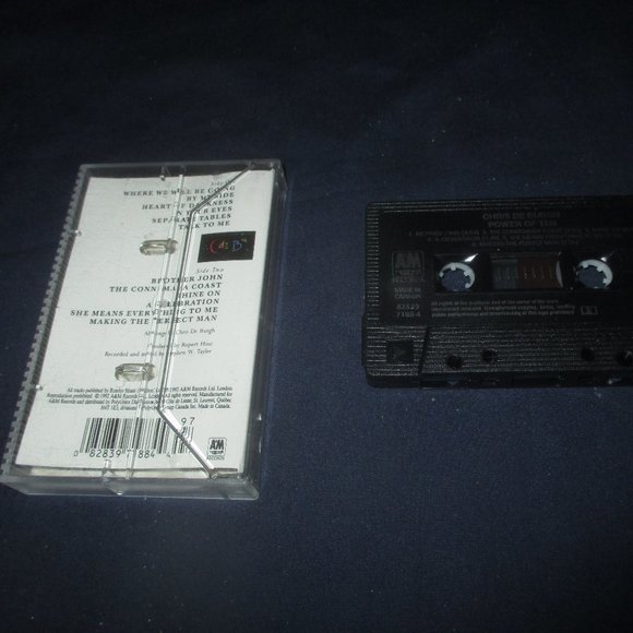 Chris De Burgh - Power Of Ten on cassette (A & M Records Canada , 1992) - Picture 2 of 4